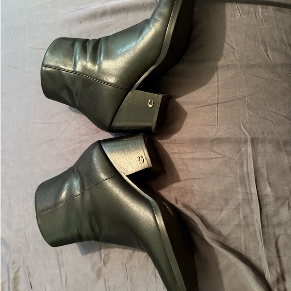 Coach Black Heeled Boots - Picture 1 of 6